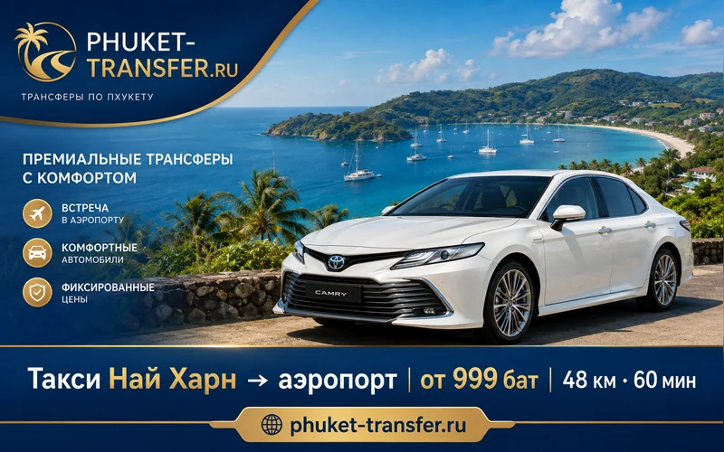 Такси из Най Харна в аэропорт Пхукета